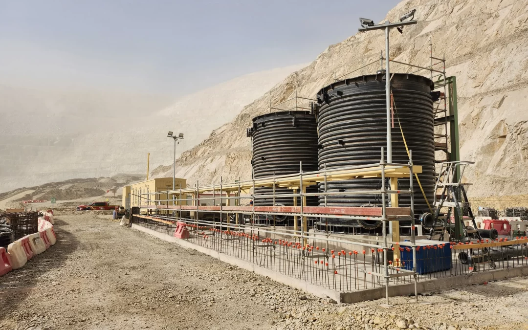 Desagüe Agua Fondo Mina Rajo Escondida