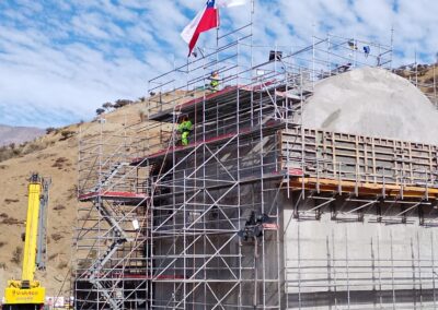 Construcción Evacuador Etapa 4, Tranque de Relaves el Mauro.