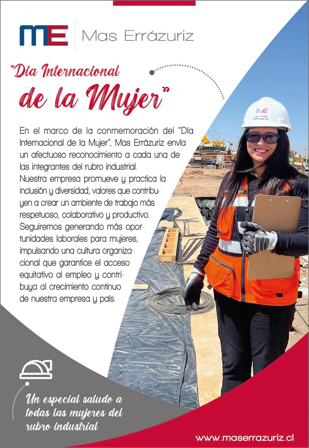 (Para subir a Linkedin) Saludo ME – Día Internacional de la Mujer