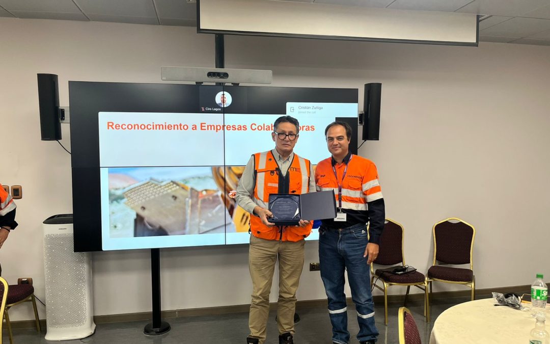 Reconocimiento por mejorar la productividad en Minera Escondida